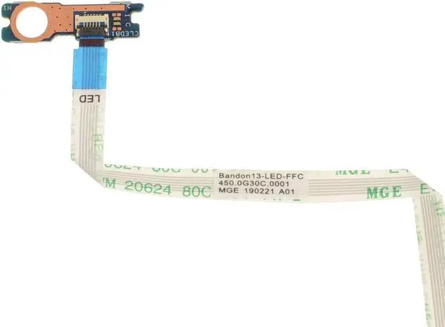 Alt view image 2 of 3 - Dell OEM Latitude 5300 2-in-1 Status Indicator LED Circuit Board  Cable