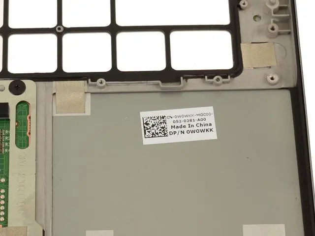 Alt view image 3 of 6 - New Dell OEM Latitude 7410 Laptop Palmrest Touchpad Assembly 6-Cell W0WKK KXC8C