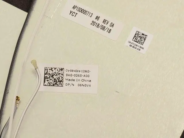 Alt view image 3 of 3 - Dell OEM Latitude 5480 14" LCD Back Cover Lid Assembly for LCD Back Cover 6NGV4