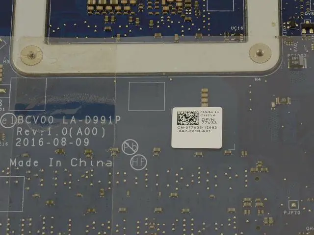 Alt view image 4 of 4 - Dell OEM Inspiron 7566 Motherboard System Board Core i7 Motherboard 77V33