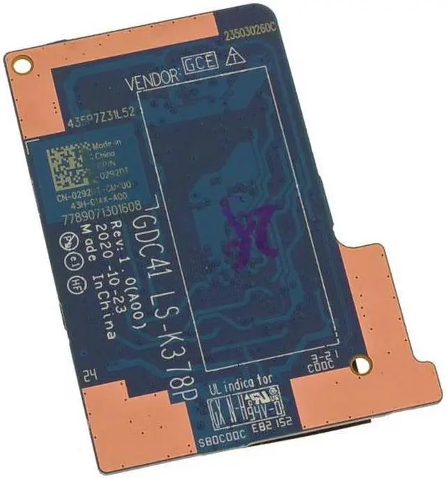 Alt view image 2 of 3 - Dell OEM Latitude 7430 5430 USH Junction Circuit Board for Palmrest 292DT
