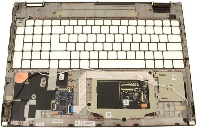Alt view image 2 of 7 - New Dell OEM Precision 7670 Touchpad Palmrest Assembly  Smart Card Reader 2GKJD
