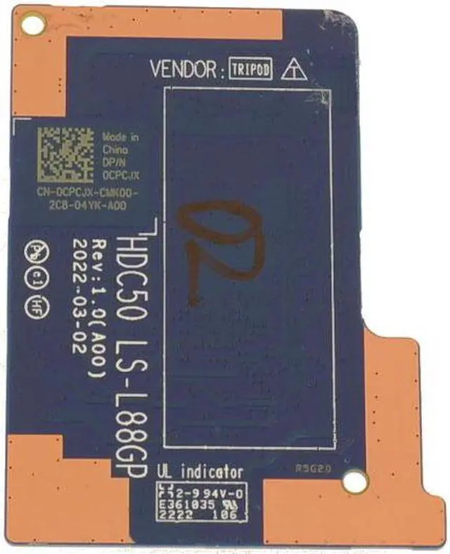 Alt view image 2 of 3 - Dell OEM Precision 7670 USH Junction Circuit Board for Palmrest CPCJX