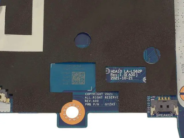 Alt view image 3 of 6 - Dell OEM Chromebook 3110 Laptop Motherboard System Board Motherboard VGHC3