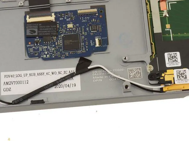 Alt view image 3 of 5 - New Dell OEM Latitude 9410 2-in-1 Palmrest Touchpad Assembly 4 Cell D47RD H298G