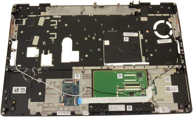 Alt view image 2 of 4 - New Dell OEM Precision 7550 Touchpad Palmrest Assembly  Smart Card Reader 0DT37