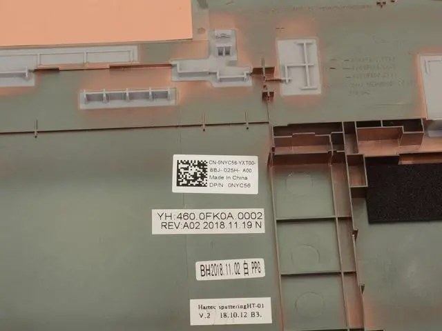 Alt view image 3 of 5 - New Dell OEM Vostro 5581 Laptop Base Bottom Cover Assembly NYC56