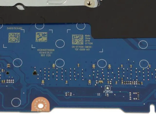 Alt view image 3 of 6 - Dell OEM Precision 3520 Motherboard System Board 2.8GHz Quad Motherboard T7G96