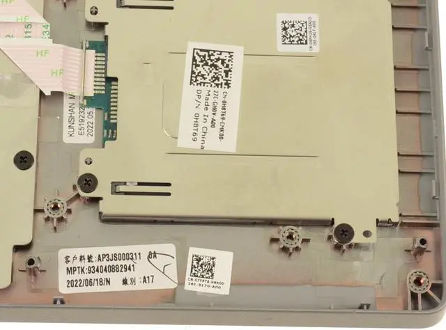 Alt view image 3 of 5 - Dell OEM Latitude 5431 Laptop Palmrest Touchpad Assembly  Smart Card H8T69 7YPT6