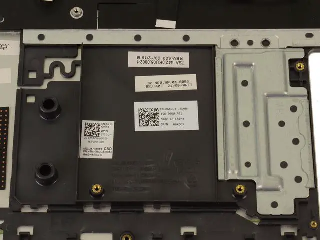 Alt view image 3 of 6 - New SPANISH Dell OEM Inspiron 5505 Palmrest Backlit Keyboard Assembly TTGCH