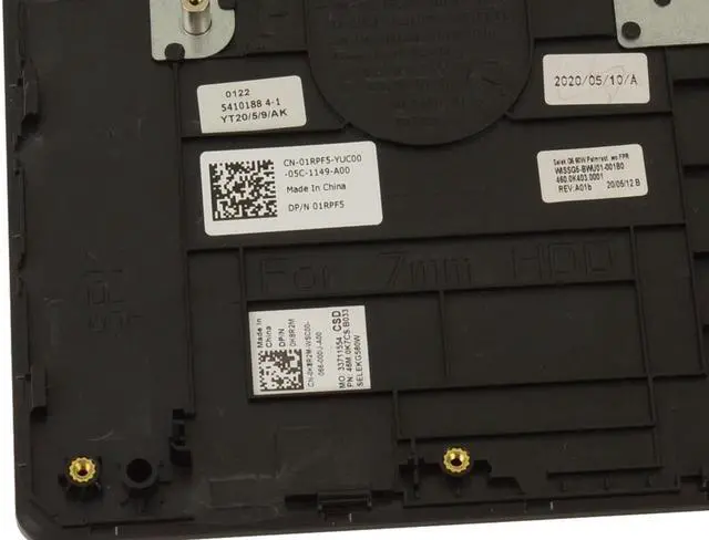 Alt view image 3 of 3 - New Dell OEM G Series G5 5500 Palmrest Keyboard Assembly No BL -EG4 Cell K8R2M