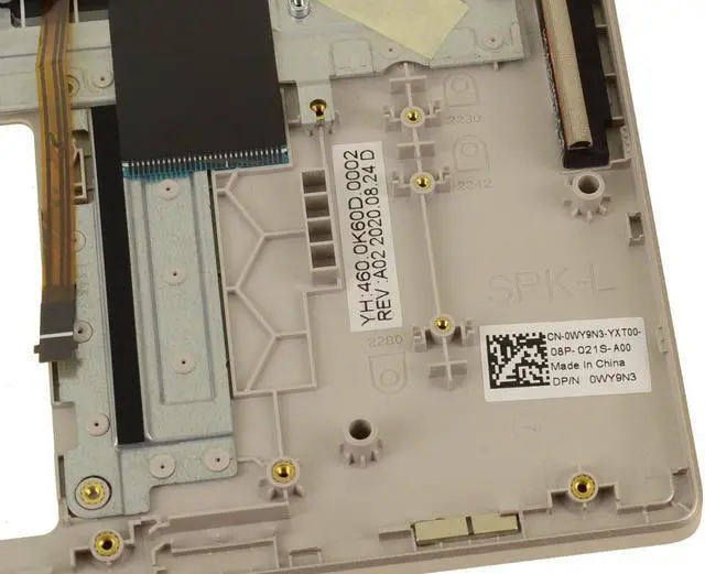 Alt view image 4 of 6 - US INTL Dell OEM Inspiron 5406 2-in-1 Backlit Keyboard Laptop Keyboard 50JD3