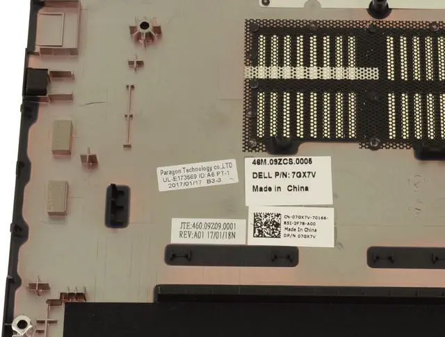 Alt view image 3 of 3 - New Dell OEM Latitude 3480 Laptop Bottom Base Assembly 7GX7V