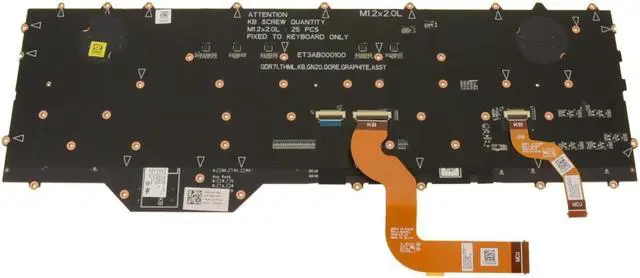 Alt view image 2 of 4 - OEM Alienware m17 R4 Mechanical Backlit Laptop Keyboard Laptop Keyboard VNCN0