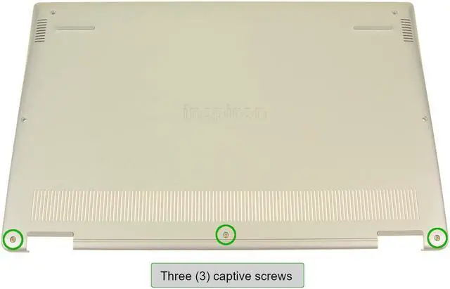Alt view image 6 of 6 - New Dell OEM Inspiron 5390 5391 Bottom Base Cover Assembly 722XX