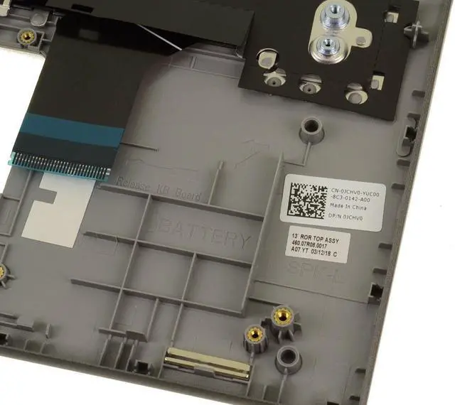 Alt view image 4 of 6 - New Dell OEM Inspiron 5379 Palmrest Keyboard Assembly No BL US INTL JRYKP