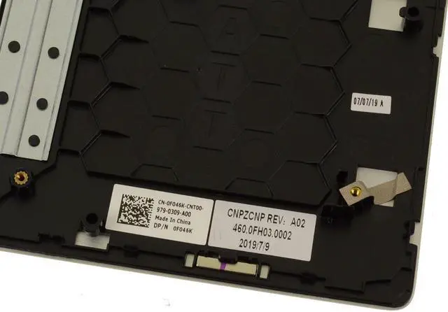 Alt view image 4 of 5 - New Dell OEM Inspiron 5582 2-in-1 Keyboard Palmrest Assembly No BL F046K 2Y3Y1