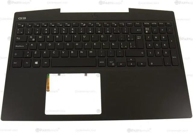 Main image of New SPANISH Dell OEM G Series G3 3590 Palmrest Keyboard Assembly P0NG7 GRGDC