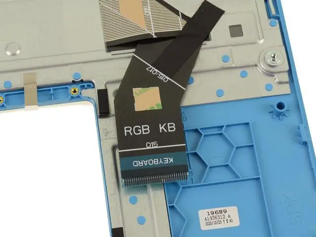 Alt view image 5 of 5 - Dell OEM G Series G3 3500 Palmrest Keyboard Assembly RGB Laptop Keyboard 494N1