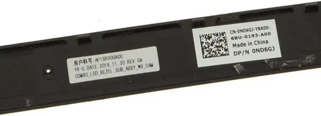 Alt view image 3 of 3 - Dell OEM Latitude 5280 12.5" LCD Front Trim Cover Bezel LCD Trim Bezel ND6GJ