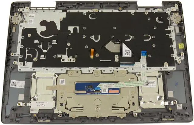 Alt view image 2 of 5 - Dell OEM Chromebook 7486 2-in-1 Palmrest Touchpad Laptop Keyboard W7TNC