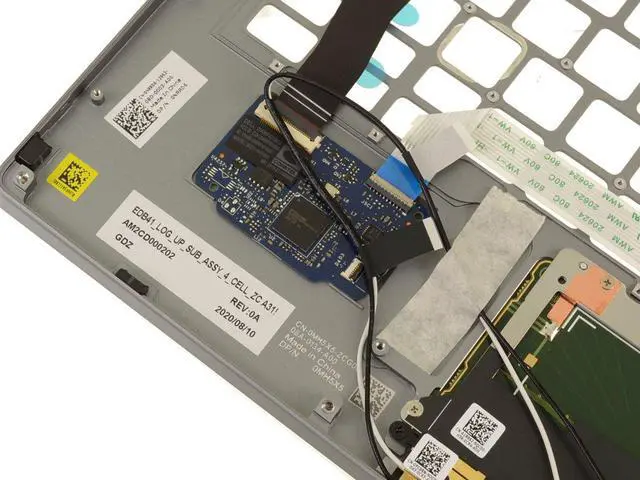 Alt view image 3 of 5 - Dell OEM Latitude 7400 2-in-1 Palmrest Touchpad Touchpad Palmrest NRRD6