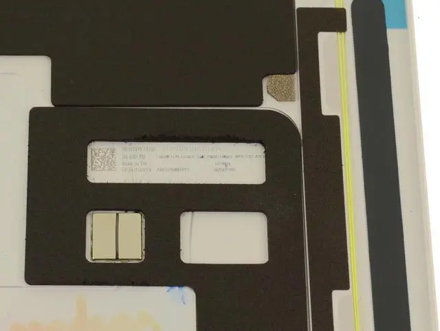 Alt view image 3 of 3 - Dell OEM XPS 9300 13.3" LCD Back Cover Lid Assembly  Hinges 3VXYX