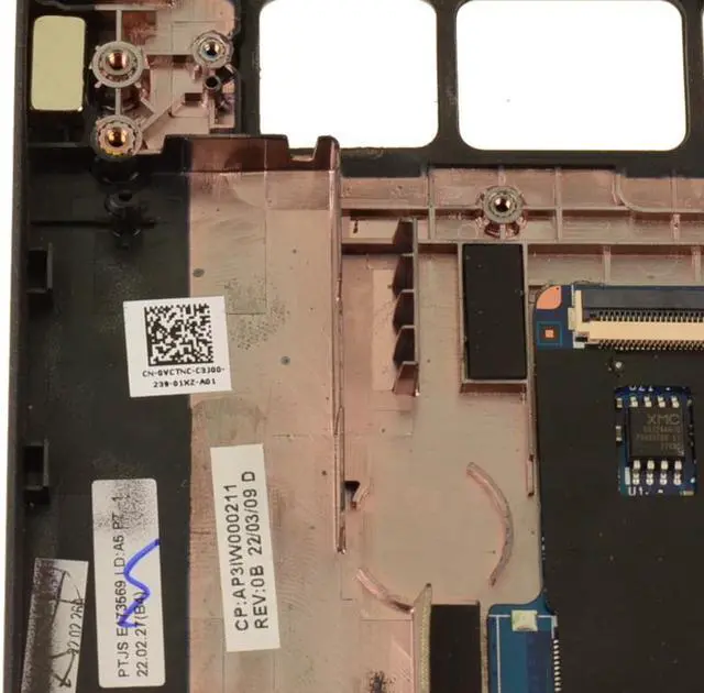 Alt view image 3 of 6 - Dell OEM Latitude 7430 Palmrest Touchpad Assembly  Smart Card Reader VCTNC GPGVR