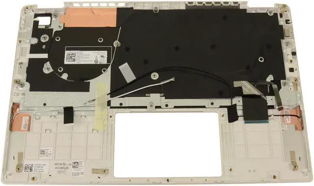Alt view image 2 of 4 - Dell OEM Inspiron 5390 Latitude 3301 Palmrest Backlit Laptop Keyboard KJYV4