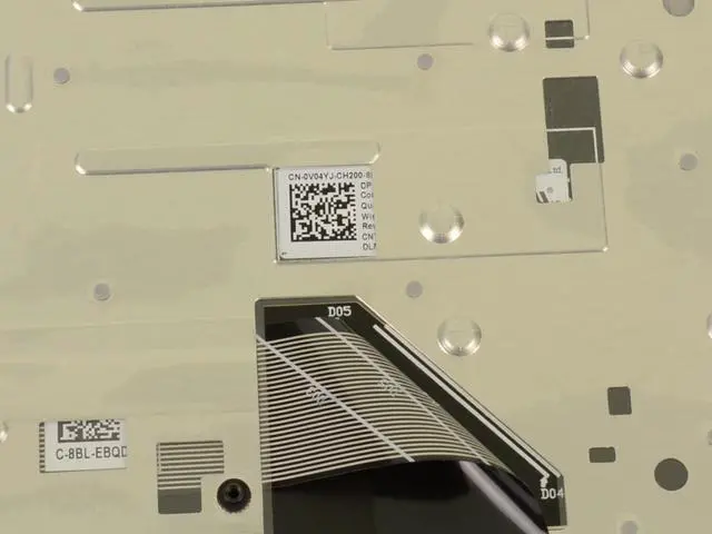 Alt view image 4 of 4 - New US INTL Dell OEM Inspiron 5580 5585 Palmrest Keyboard Assembly XT01X WYYVX