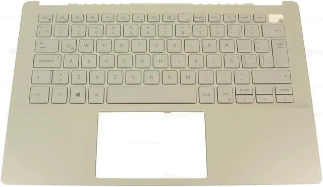Main image of SPANISH Dell OEM Inspiron 5390 Latitude 3301 Palmrest Laptop Keyboard HRHVW