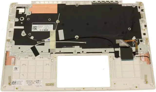 Alt view image 2 of 4 - SPANISH Dell OEM Inspiron 5390 Latitude 3301 Palmrest Laptop Keyboard HRHVW