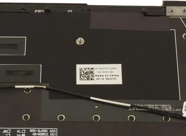 Alt view image 4 of 7 - New US INTL Dell OEM XPS 9300 Keyboard Touchpad Palmrest Assembly 6JC7G Y75C4