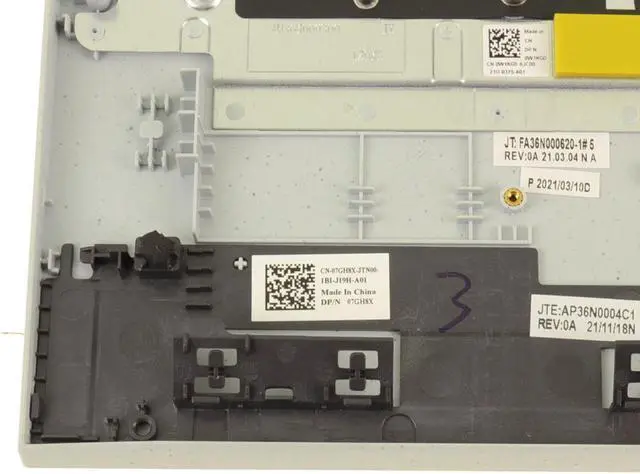 Alt view image 3 of 6 - Spanish Dell OEM G Series G15 5510 5511 5515 Palmrest Laptop Keyboard JRWMF