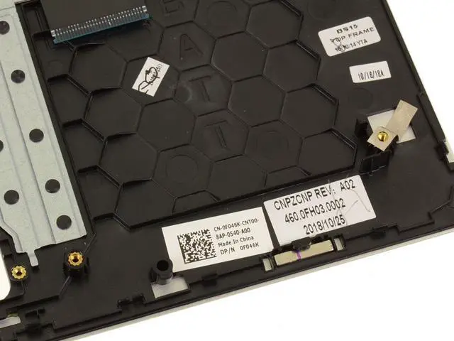 Alt view image 4 of 4 - New Dell OEM Inspiron 5582 2-in-1 Keyboard Palmrest Assembly US INTL F046K XCF48