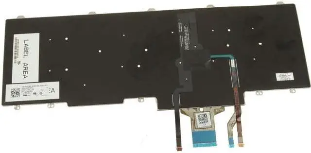 Alt view image 2 of 3 - French Canadian Dell OEM Latitude E5550 Precision 3510 Laptop Keyboard KPCMD