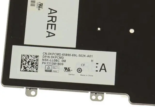Alt view image 3 of 3 - French Canadian Dell OEM Latitude E5550 Precision 3510 Laptop Keyboard KPCMD