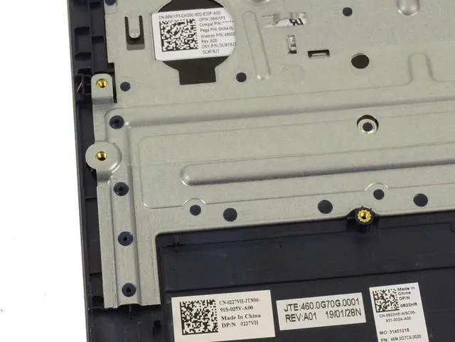 Alt view image 3 of 3 - New Dell OEM Inspiron 5584 Palmrest Keyboard Assembly US INTL 227VH 623HR