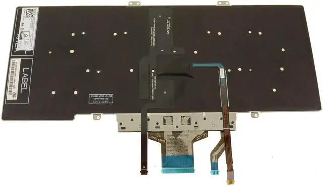 Alt view image 2 of 3 - New Dell OEM Latitude 5410 5411 Backlit Laptop Keyboard Dual Point H2DXX