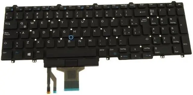 Main image of SPANISH Dell OEM Latitude E5550 Precision 3510 7510 Laptop Keyboard 5Y0RX