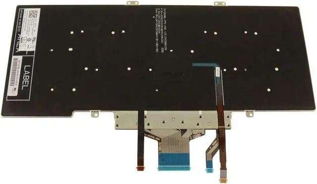 Alt view image 2 of 3 - New Hebrew Dell OEM Latitude 5400 Backlit Laptop Keyboard Dual Point 3T97G