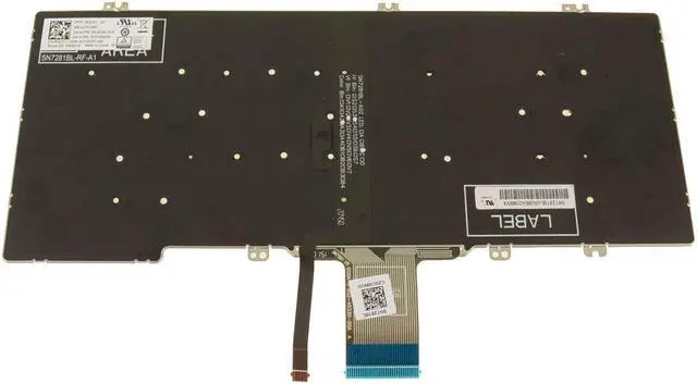 Alt view image 2 of 3 - New Dell OEM Latitude 7300 5300 2-in-1 Laptop Keyboard  Backlight 5GJY7