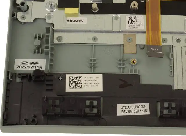 Alt view image 3 of 6 - Dell OEM G Series G15 5520 5521 5525 Palmrest RGB 4-Zone Laptop Keyboard HYC0N