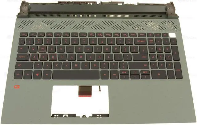 Main image of Dell OEM G Series G15 5520 5521 5525 Palmrest Backlit Laptop Keyboard V5CRR