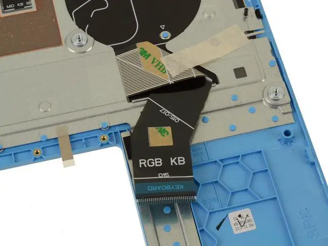 Alt view image 6 of 6 - Dell G Series G3 3590 Palmrest Keyboard Assembly RGB Backlit 297JM