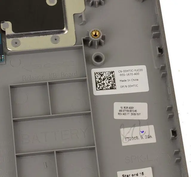 Alt view image 3 of 6 - New Dell OEM Inspiron 5579 Palmrest Keyboard Assembly No Backlight NFWCY 0HTJC