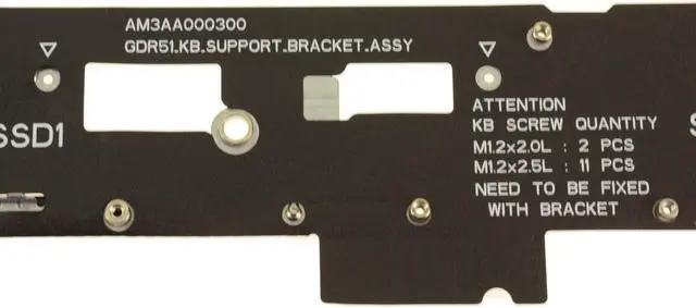 Alt view image 3 of 4 - New Dell OEM Alienware M15 R4 Keyboard Support Bracket FPJ70