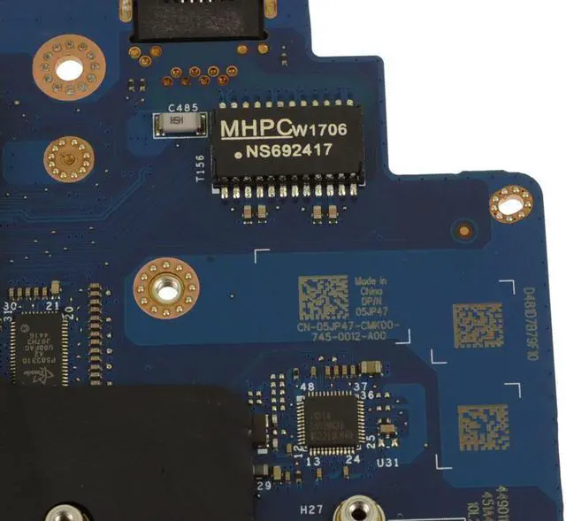 Alt view image 3 of 4 - Dell OEM Precision 7720 Motherboard System Board Intel i5 Motherboard 5JP47