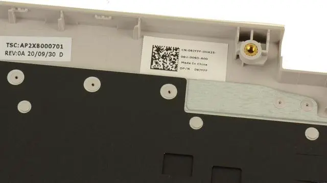 Alt view image 5 of 7 - New US INTL Dell OEM Vostro 3400 3401 Palmrest Keyboard Assembly H66M0