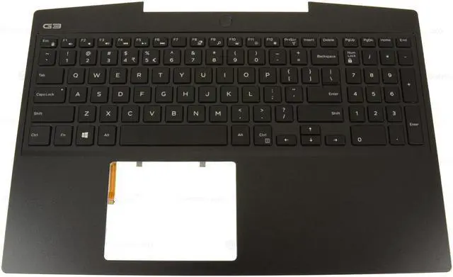 Main image of New US INTL Dell OEM G Series G3 3590 Palmrest Backlit Keyboard Assembly N4JVD